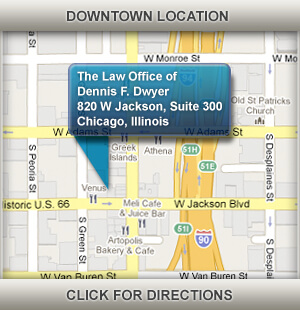 Location of The Law Office of Dennis F. Dwyer - Leading Criminal & DUI Defense